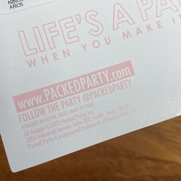 Packed Party Goldtone Go Team Hoop Earrings - Picture 5 of 5